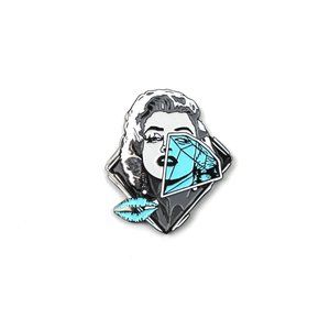 Enamel Pin Custom Lapel The 'Marilyn Monroe' Pin - Pony Lawson,